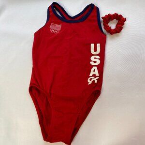 Child's GK Elite Team USA Olympic Leotard Size Medium